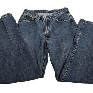 Levi's 505 Men's Jeans 34 X 34 Blue Denim Stretch Straight Leg M1630.‎ 031